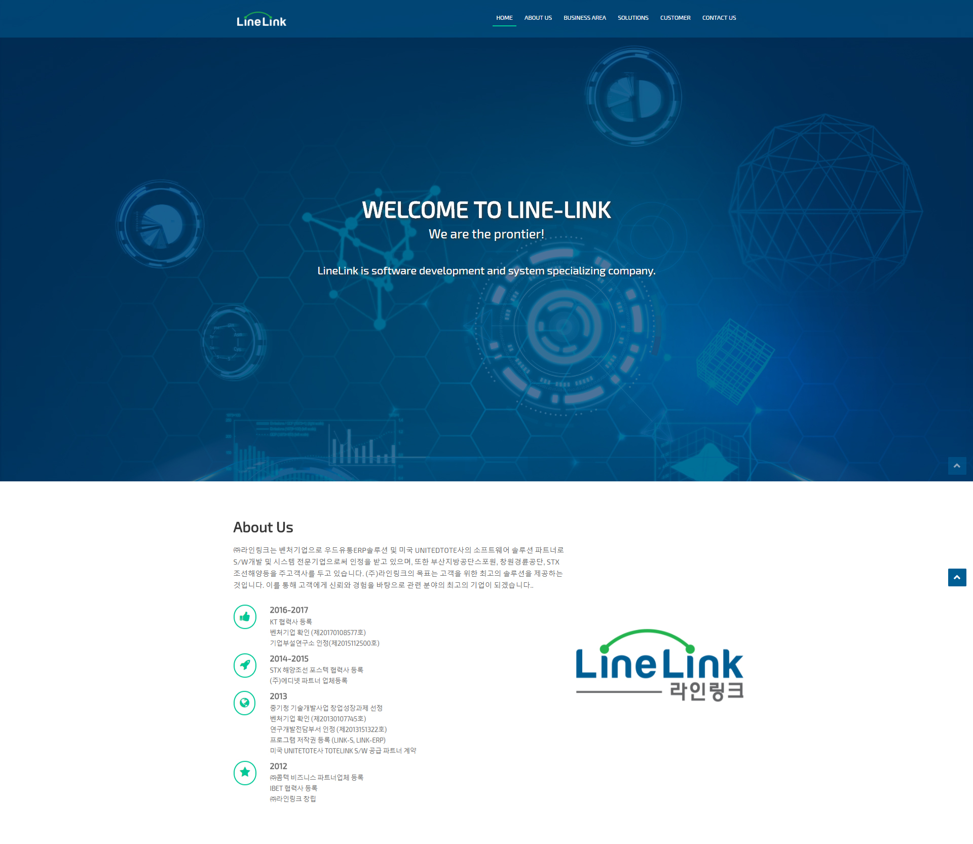 Linelink Company Web