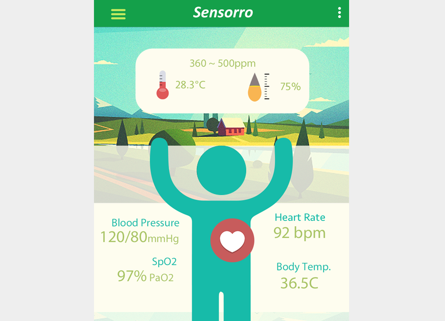 Sensorro app Design